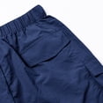 thumbnail image 4 of Men's Big and Tall Hiking Cargo Shorts Stretch Quick Dry Lightweight Travel Shorts for Men Athletic Fishing Shorts with Zipper Pockets Size 5XL Dark Blue, 4 of 8