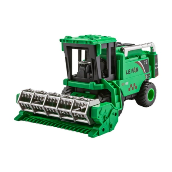 lionlar Combine Harvester Farm Toy Movable Farm Car Toy for Boys Girls Kids Children Green