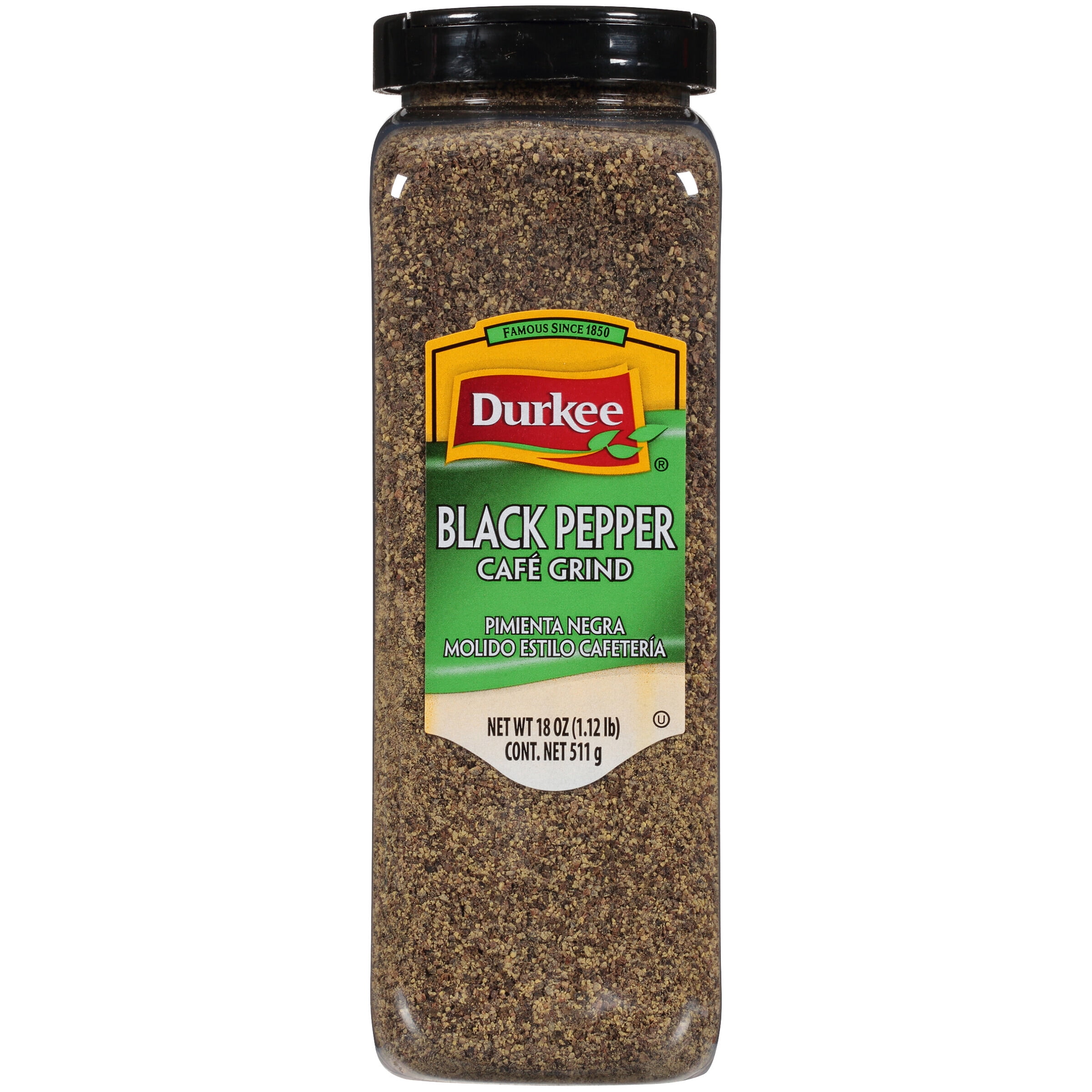 Durkee® Black Pepper Café Grind 18 oz. Shaker