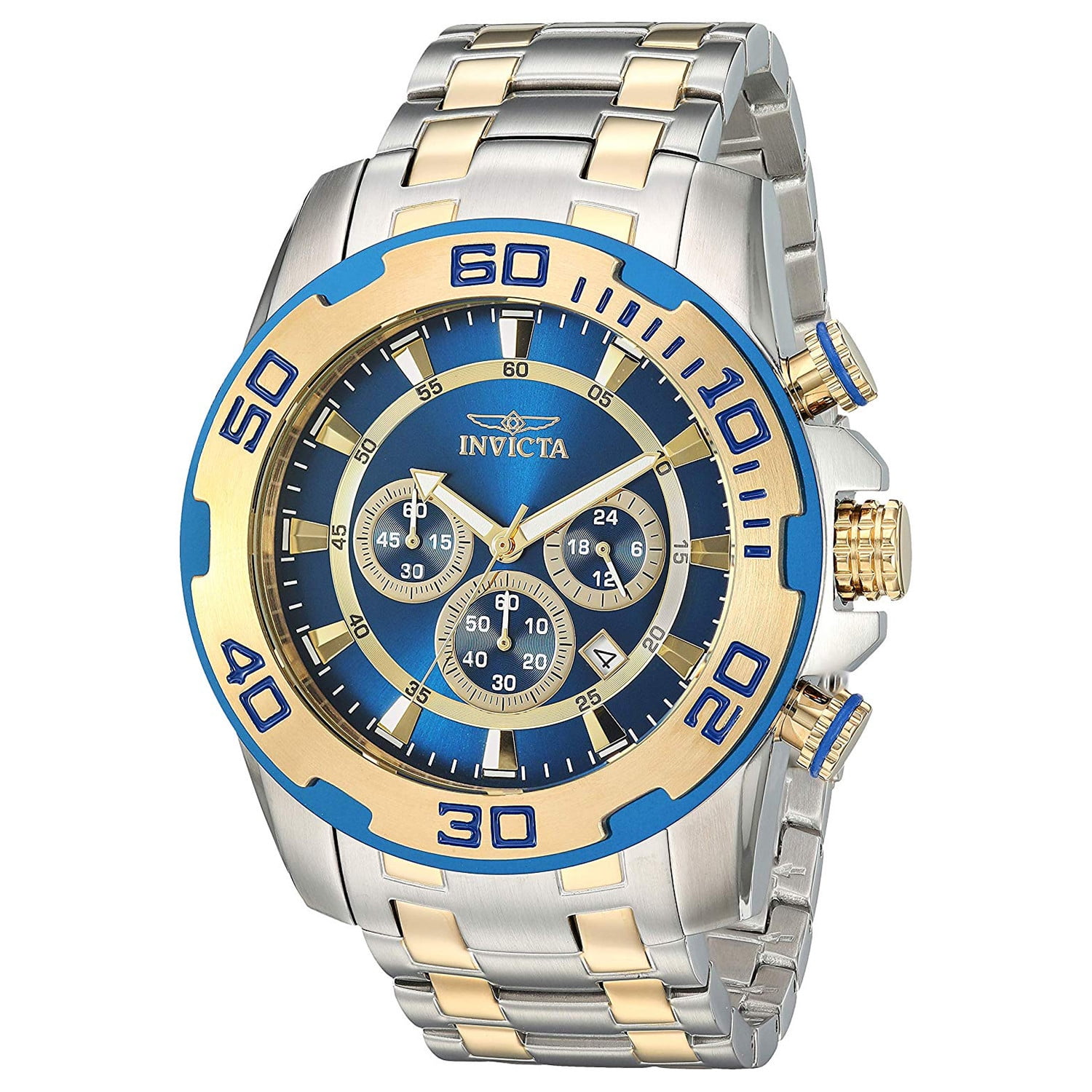 Invicta Men's 26296 Pro Diver Quartz Chronograph Blue Dial Watch