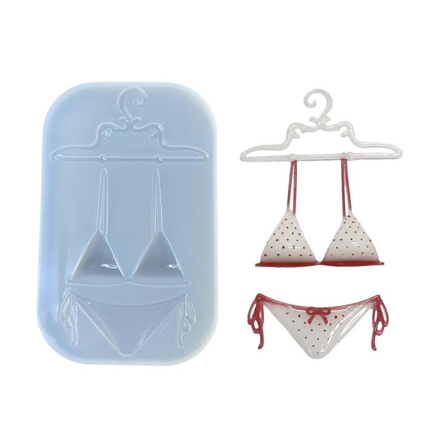 Multifuntional Silicone Molds Underwear Shape Fondant Molds Jewelry Part Making Molds Silicone Art Supplies for Pendant