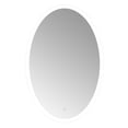 thumbnail image 2 of Miseno Mm2436led 24" W X 36" H Oval Frameless Bathroom Wall Mirror - Silver, 2 of 7