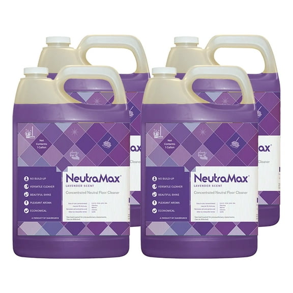 Neutramax Lavender Scented Concentrated Neutral Floor Cleaner, 1 Gallon (Case of 4)