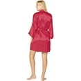 thumbnail image 2 of Intimo Womens Poly Charmeuse Robe, 2 of 4