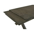 thumbnail image 6 of Pemberley Row Solid Wood Rustic Brown Dining Table Rectangular 94.69" Unassembled, 6 of 9