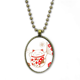 thumbnail image 1 of Lucky Fortune gato Flower fan Japón Collar Colgante de cadena vintage Colección de joyas colgantes Unbranded  M, 1 of 3