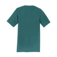 thumbnail image 2 of Big Size Burning Fire Crew Neck Cotton Graphic Shirt - Marine Green 3XL, 2 of 2