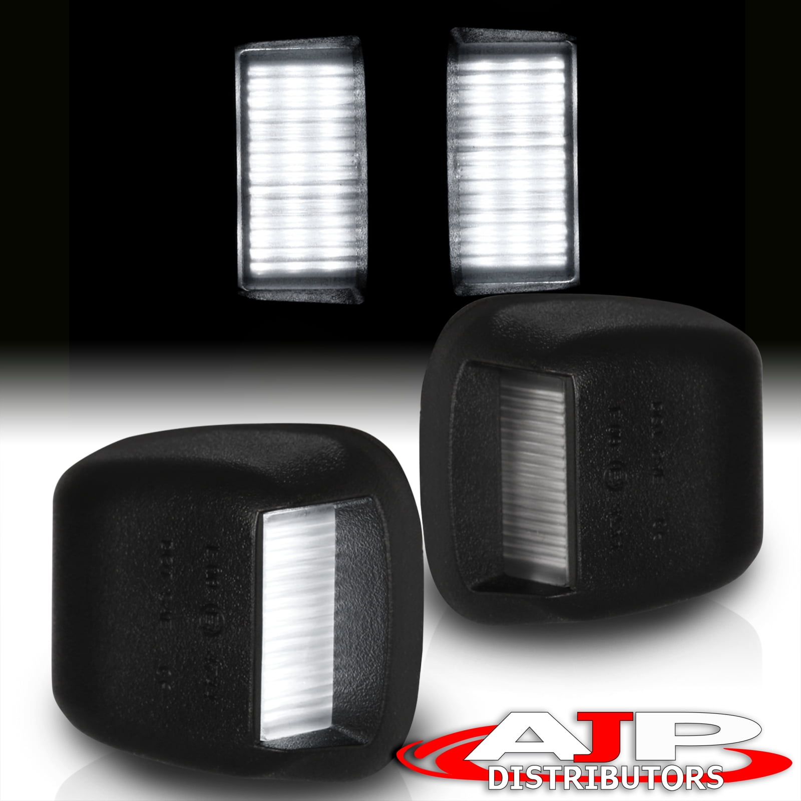 AJP Distributors White SMD LED License Plate Lights Tag Bumper Lamps Assembly Pair Compatible/Replacement For Nissan Titan Frontier Armada Xterra Equator 07 08 09 10 11 12 13 14 15 16 17 18 19 20 21