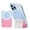 Pink-Blue, variant on [Wireless Power Bank] 10000mAh Ultra-Thin Portable Magnetic Wireless Power Bank with Mobile Phone Holder | 22.5W Fast Wireless, Compact Outdoor Battery Pack, for iPhone 16/15/14/13/12 Series