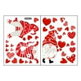 thumbnail image 2 of NookHiveValentine's Day Window Clings Decorations, Valentines Day Heart Window Decor, Gnome Stickers Decals for Glass Window Party, 2 of 7