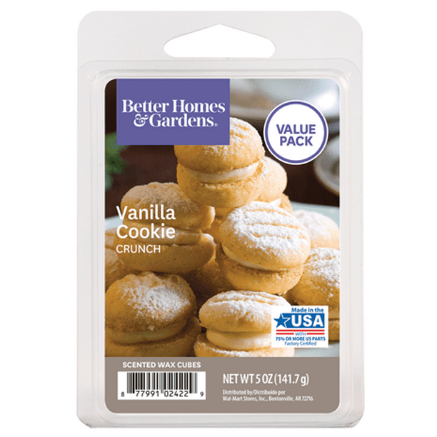 Vanilla Cookie Crunch Scented Wax Melts, Better Homes & Gardens, 5 oz