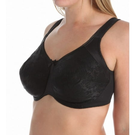 

Women s Aviana 2453 Floral Underwire Bra (Black 40E)