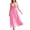 Candy Pink, variant on Mist Azur Womens Sexy Nightgowns Long Floral Lace silky Lingerie supportive Chemises Full slip for Women Elegant Sleepwear