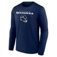 thumbnail image 2 of Men's Jake Bobo College Navy Seattle Seahawks Team Wordmark Player Name & Number Long Sleeve T-Shirt, 2 of 3