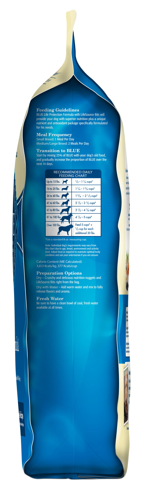 Blue Buffalo Large Breed Dog Food Feeding Chart