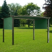 17*6.5 Feet Protective Patio Pergola Canopy Replacement Cover Sun Shelter,green