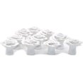 thumbnail image 2 of Poignée de Porte en Céramique Rose Commode Armoire de Cuisine Tiroir Poignées Lot de 10 pack, Blanc, 2 of 4