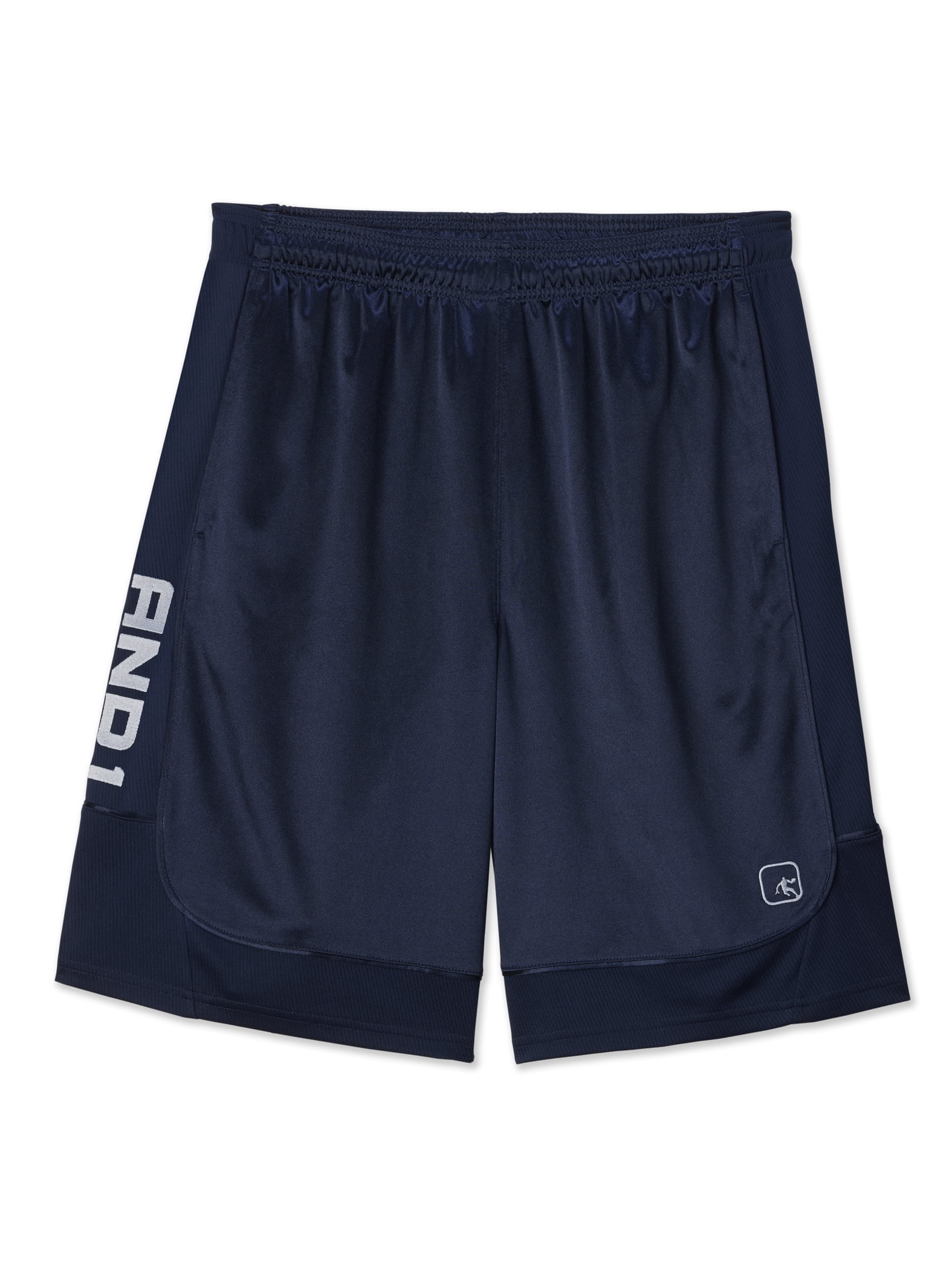 AND1 Men's and Big Men's All Court Short, 11" inseam, up to Size 5XL