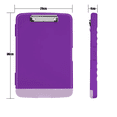 thumbnail image 2 of Portapapeles Papeleta Almacena Papele Tabla Clip Carta Xtellar morado, 2 of 3