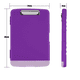 thumbnail image 2 of Portapapeles Papeleta Almacena Papele Tabla Clip Carta Xtellar morado, 2 of 3
