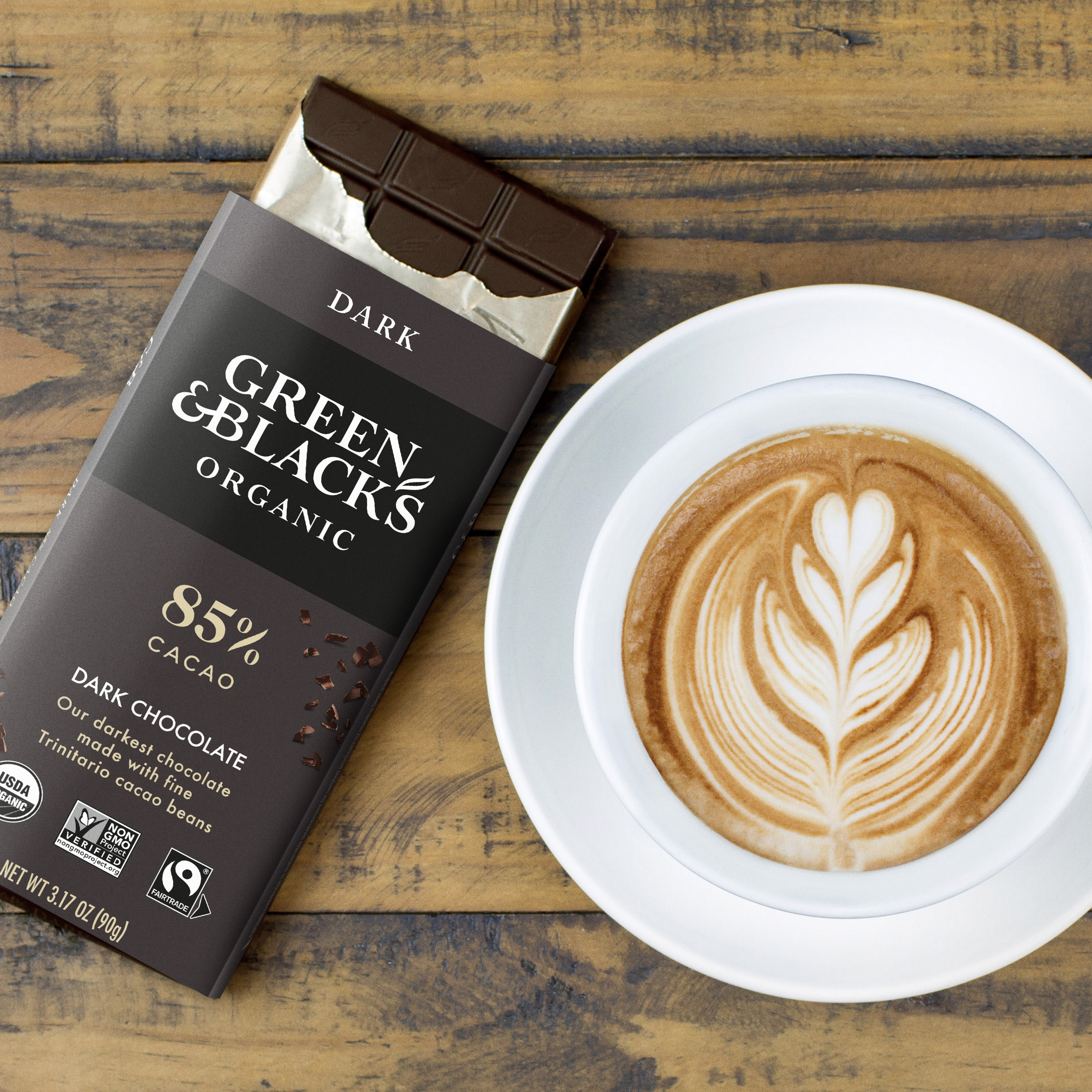 Green & Black's Organic Dark Chocolate Bar, 85% Cacao, 3.17 oz - image 5 of 12