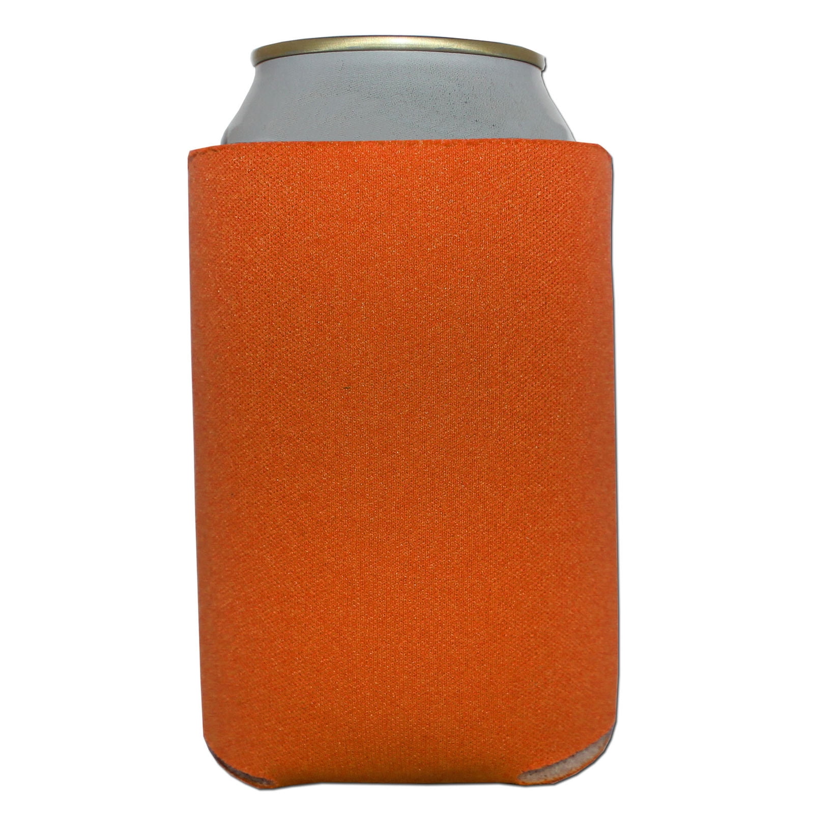 Big Ol' Beverage Can Cooler Blank Orange beverage coolers 12 oz
