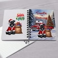 thumbnail image 4 of Santa is Coming Schnauzer Merry Christmas Xmas Noel Truck Tree Spiral Bound Journal Miniature Schnauzer Dog Lover 5x7in Spiral Notebook - 02023, 4 of 5