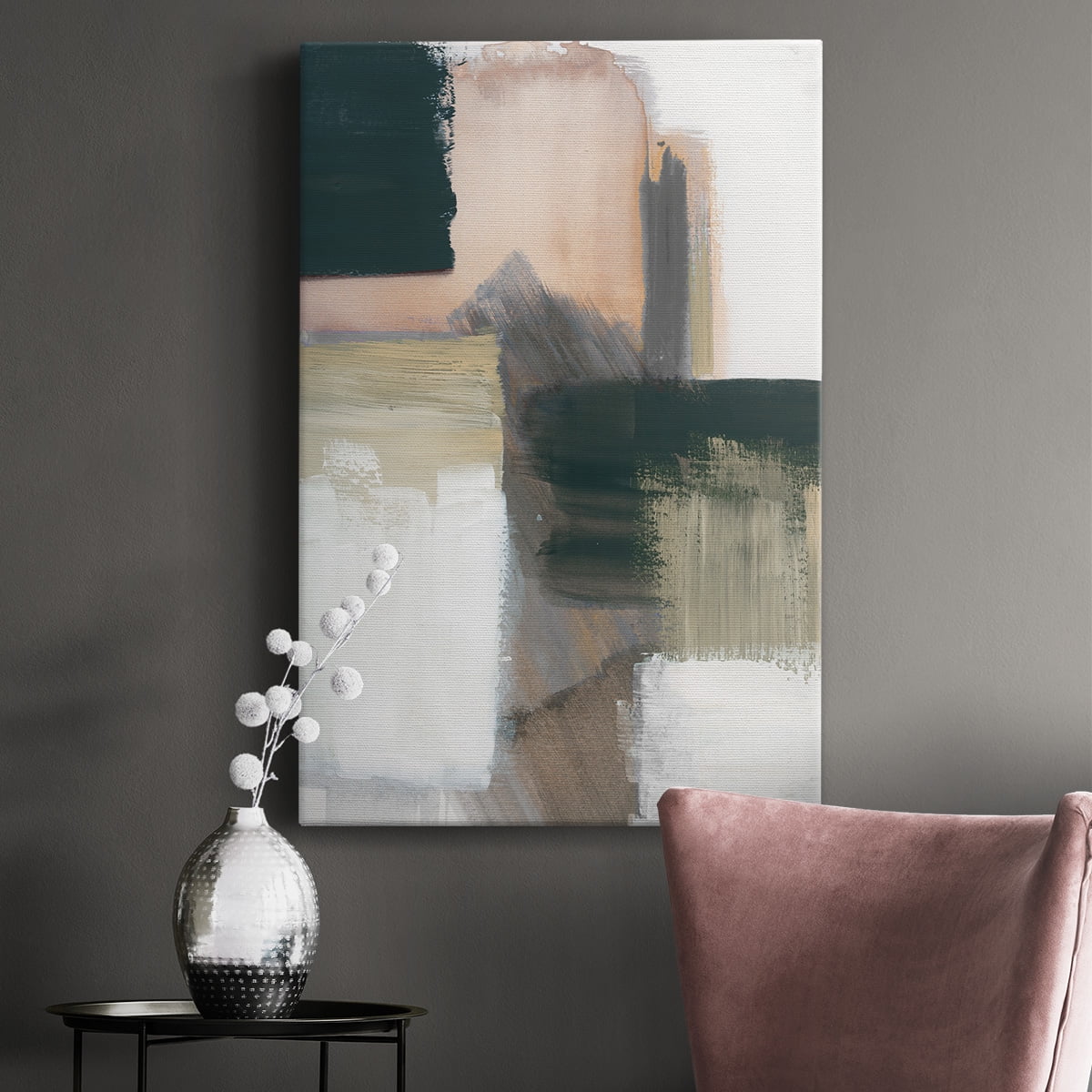 Marble Block Symmetry III Premium Gallery Wrapped Canvas - Ready to Hang