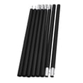 thumbnail image 4 of Poteaux de Bâche Réglables 2,4m Légers en Aluminium pour Tente de Camping Noir Mat, 4 of 22