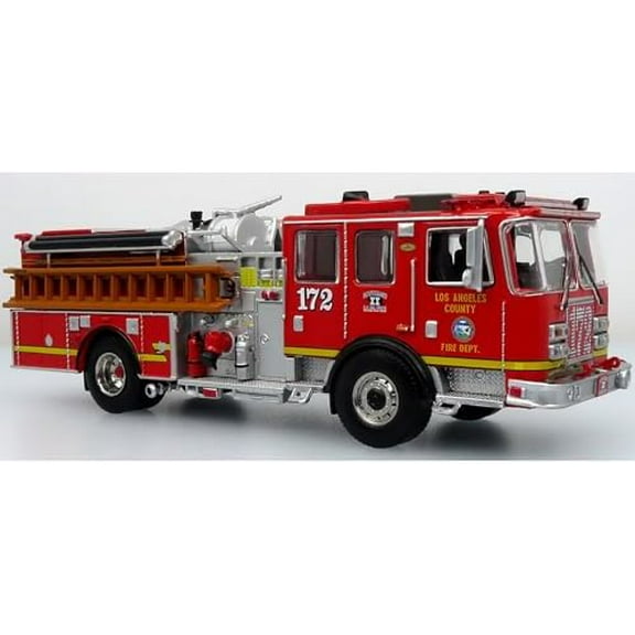 KME Predator Fire Engine - LACFD Engine  1:64 Diecast Model for Collectors Featured on NBC’s LA Fire & Rescue$$Toys