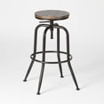 thumbnail image 4 of Homy Casa Bar Stools Set of 2, Swivel Adjustable Height Counter Bar Stool for Kitchen Living Room, 4 of 10
