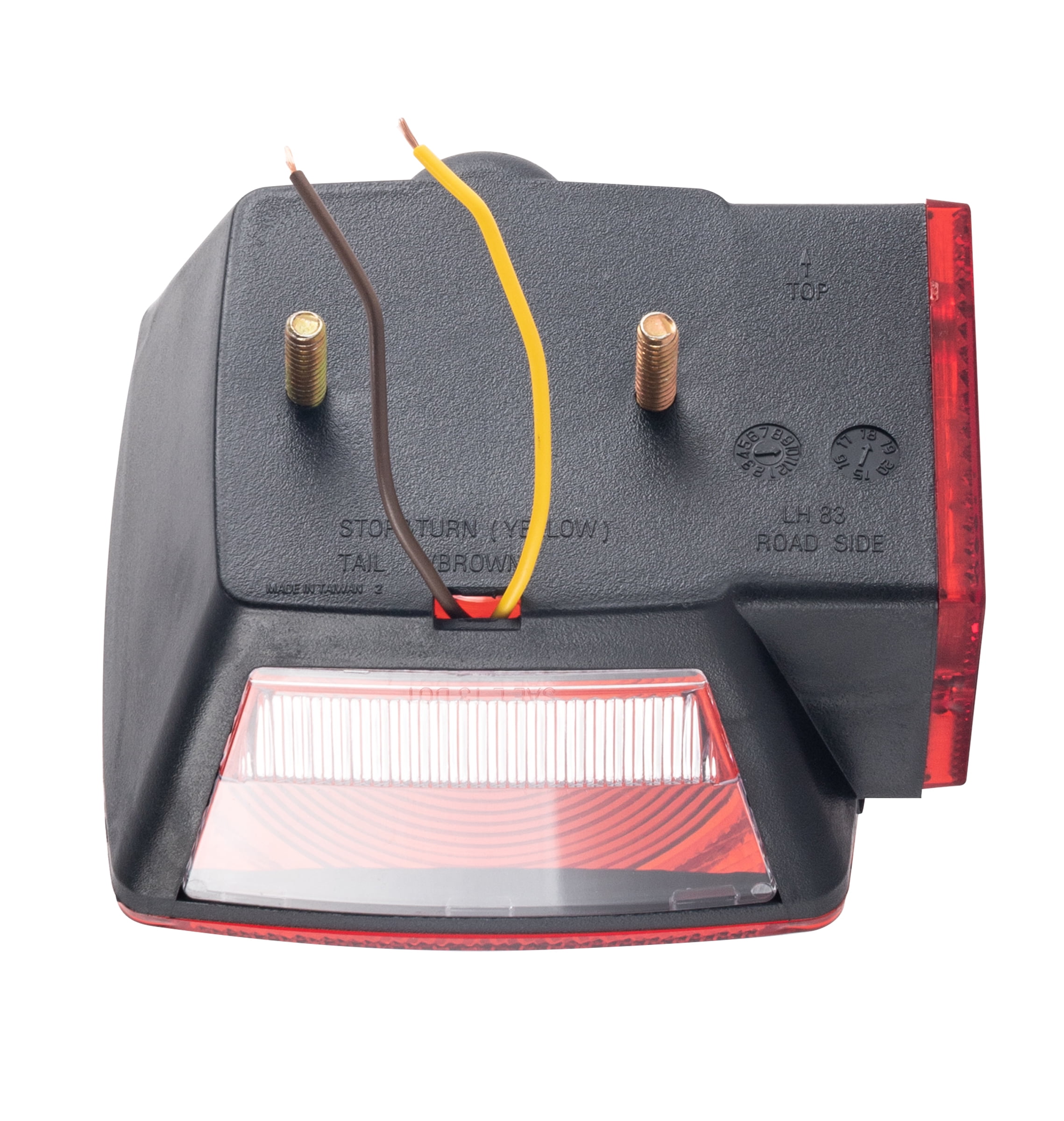 (2 pack) Hopkins Towing Solutions Left Side Combo Trailer Light, B83, Under 80 in, 7 Function