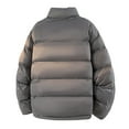 thumbnail image 5 of zfhfof Mens Puffer Jacket Winter Full Zip Bubble Down Coat Outwear Stand Collar Thick Warm Quilted Padded Coats with Zipper Pockets, 5 of 6