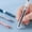 Clear, variant on Aesthetic Gel Pens 0.5Mm Black Ink Quick Dry Smooth Writing Japanese Pen Cute Desk Accessory For Journal Planner Note Taking