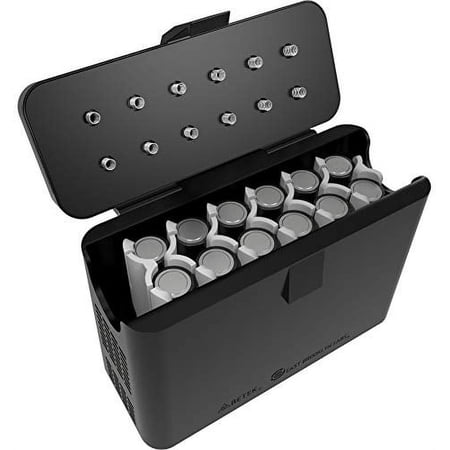 UPC: 0768430819721 | RadCad Battery Charger and Caddy for AA Rechargeable Batteries  Charges Batteries While in Caddy  Ideal for Photography  Production  and More  Charges 12 AA Batteries (RadCad)