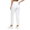 thumbnail image 5 of HDE Women's Travel Pants High Waist Stretch Golf Pant with Pockets White - 6, 5 of 7