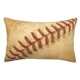 thumbnail image 1 of Fotbe Vintage Baseball Funda de Almohada Decorativa Estilo Occidental, Lujo en Algodón, Fundas para Almohadas King, Cojín Estampado para Decoración del Hogar-14"x20", 1 of 6