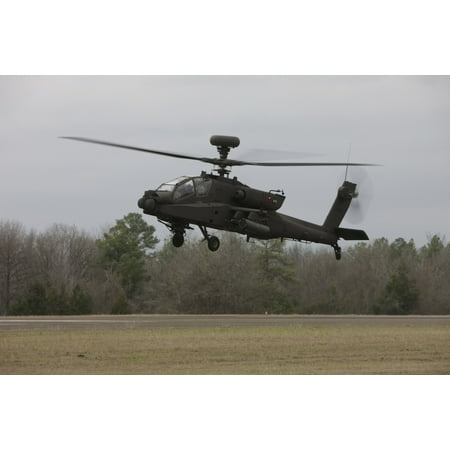Garden Ridge Pottery Conroe Texas An AH-64 Apache helicopter in midair Conroe Texas Canvas Art - Terry MooreStocktrek Images (35 x 23) ()