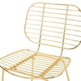 thumbnail image 4 of Noble House Stephen Modern Glam Iron Dining Chair, Gold, 4 of 9