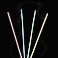 thumbnail image 5 of Plastic Drinking Straws 9.5 Inches Long Multi-colored Striped Bedable Disposable Straws, 5 of 5