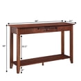 thumbnail image 3 of Pemberly Row Table Console en Espresso, 3 of 5