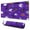 Halloween Purple Spider, variant on Long Mouse Pads for Desk,Halloween Purple Spider Web Pattern Desk Mats on Top Of Desks, Desk Mouse Pad Extra Large with 3mm Non-Slip Base and Stitched Edge for Gaming,Office,Work,Home 31.5x11.8in