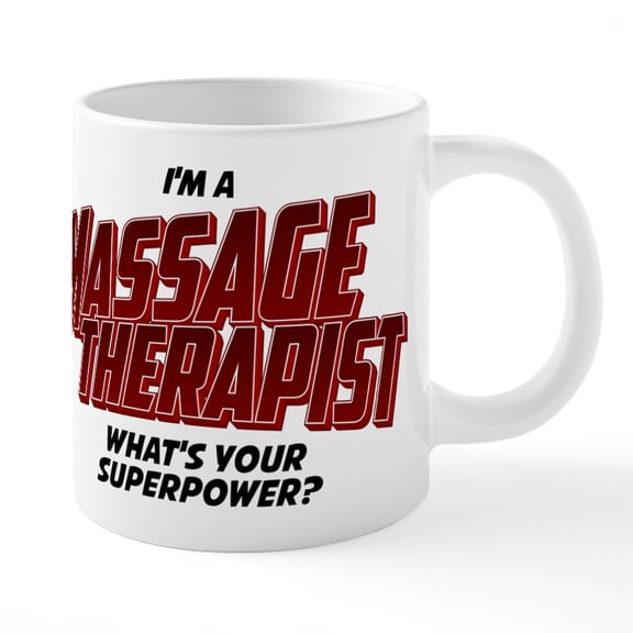 CafePress - I'm A Massage Therapist Wha - 20 Oz White Ceramic Mega Mug