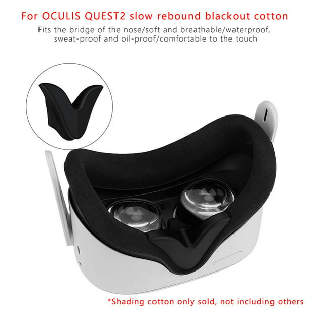 Nose Cover for Quest 2 Soft PU VR Accessories Facial Interface Bracke VR Cover TAnti-Leakage Light - Walmart.com