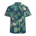 thumbnail image 3 of High Quality Hawaiian Shirts for Men Short Sleeve Aloha Beach Shirt Floral Summer Casual Button Down Shirts Blouses 9BZS4B, 3 of 7