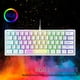 thumbnail image 1 of Teclado para juegos perfke 62 teclas negro con retroiluminación RGB, 1 of 5