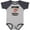 Baseball Heather and Navy, variant on Inktastic Future Pickleball Player Girls Girls Baby Bodysuit