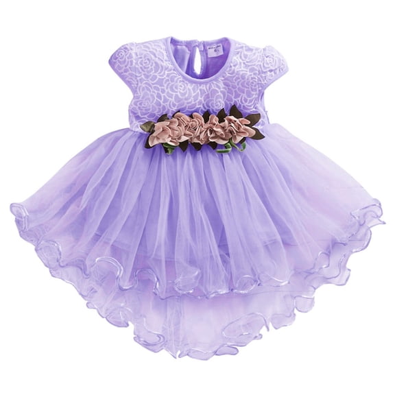 EnJoCho Girl Dress for Toddler Baby Girls Flower Tulle Tutu Dress Baby Flower Pageant Party Birthday Dresses Dance Dress Teens
