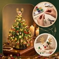 thumbnail image 6 of TACILIP Room Decor, 1PC DIY Beaded Christmas Tree Kit Handmade Mini Tabletop Xmas Tree With Light 3 Styles Topper Decor Gift, Gifts for Her, 6 of 7