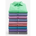 thumbnail image 4 of Roaman's Women's Plus Size French Check Shirt, 4 of 5